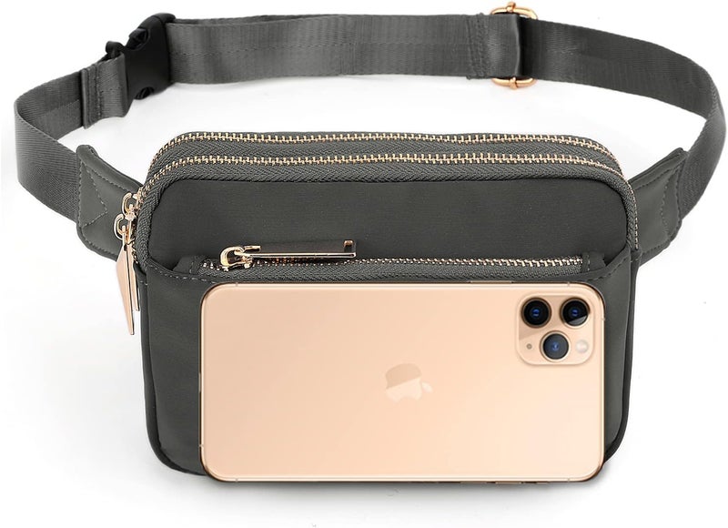 UTO Fanny Pack for Women Crossbody Trendy Fashion Belt Purse Chest Waist Hip Bumbag for Outdoor Shopping Travel Hiking - Image 5